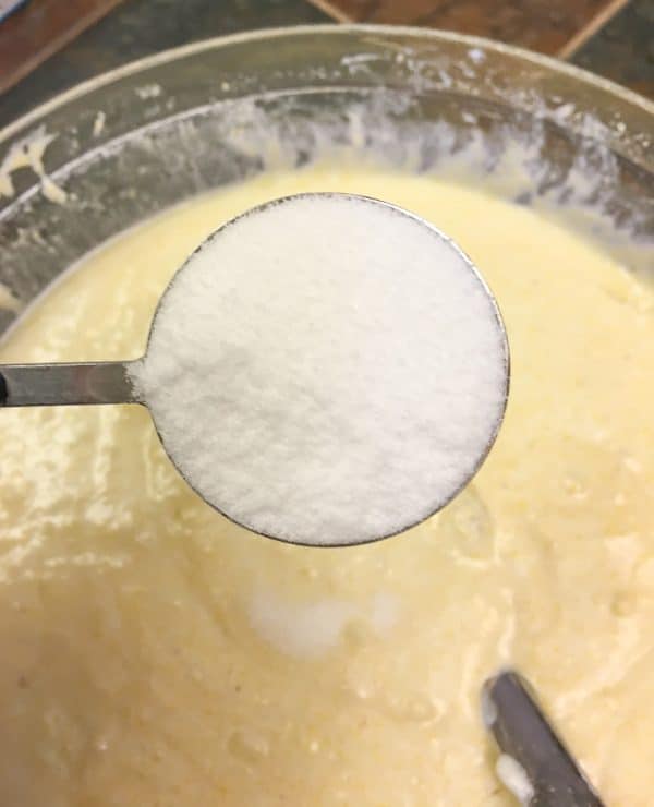 sugar adds a delicious flavor to cornbread