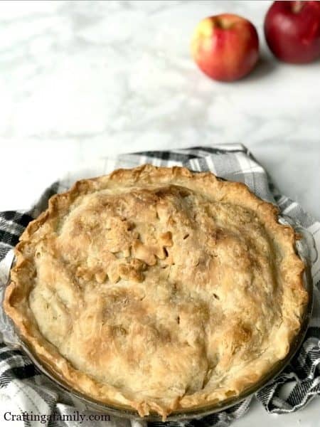 Homemade As American Apple Pie from Crafting a Family