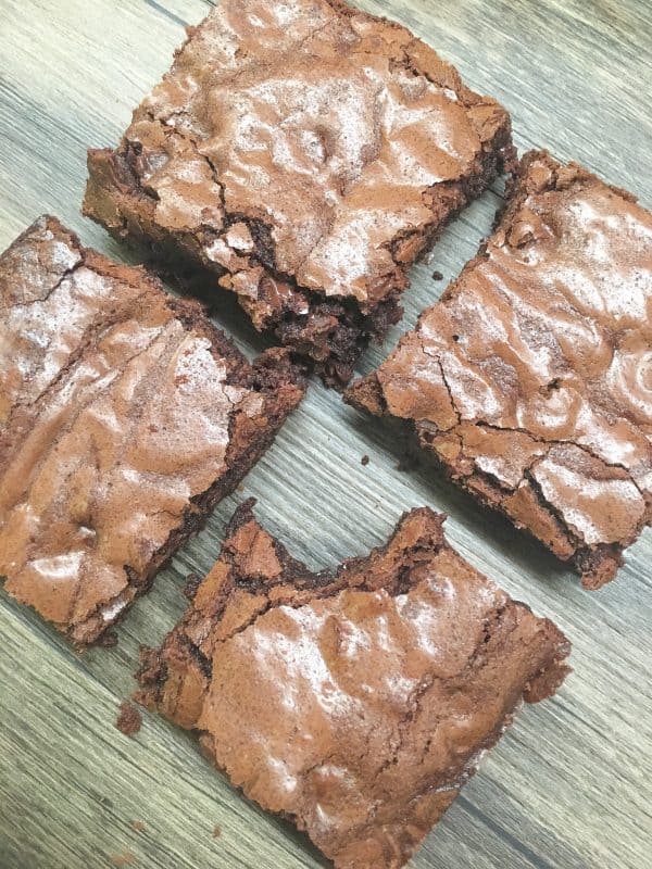 Rich, moist, fudgy and delicious brownies.
