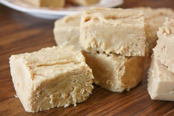 Homemade peanut butter fudge is an easy recipe to make.