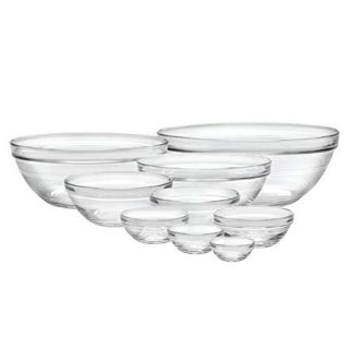 Duralex 100009  Made In France Lys Stackable 9-Piece Bowl Set