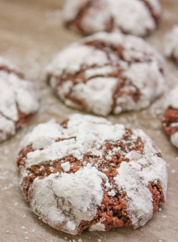 Chocolate Crinkle Cookies, from scratch, are a heavenly dessert.