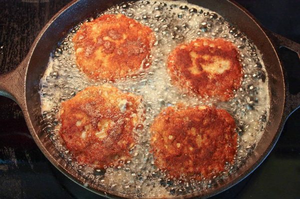 Southern salmon patties are great with mayo. This is the best salmon patty recipe. 