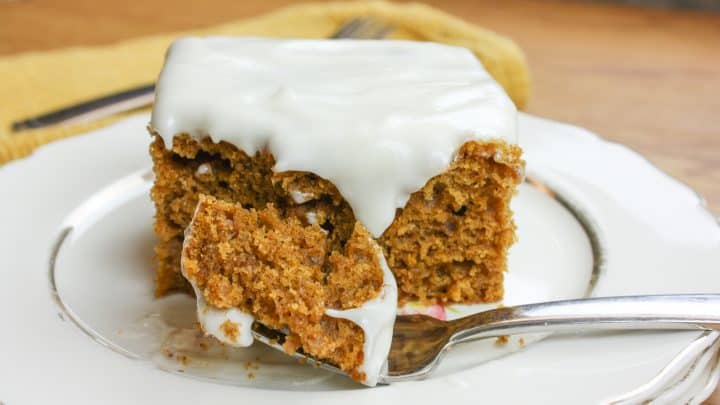 Pumpkin Spice Cake with Cream Cheese Frosting