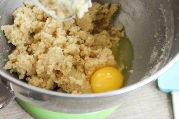 Eggs add moisture to coffee cake. This is a delicious crumb coffee cake recipe. 