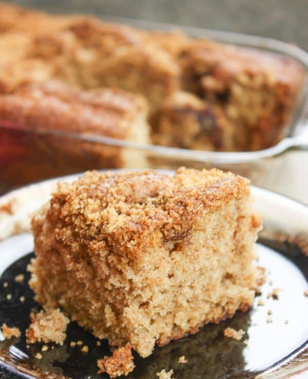 Cinnamon coffee cake with buttermilk is a delicious streusel coffee cake recipe. The recipe is easy and you most likely have all of the ingredients in your pantry! 