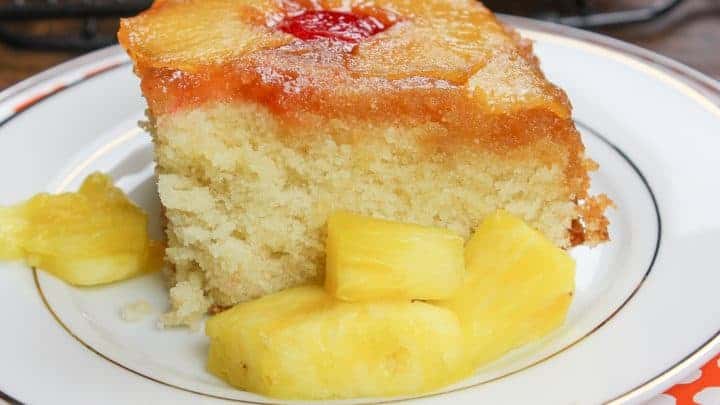 Homemade Pineapple Upside Down Cake