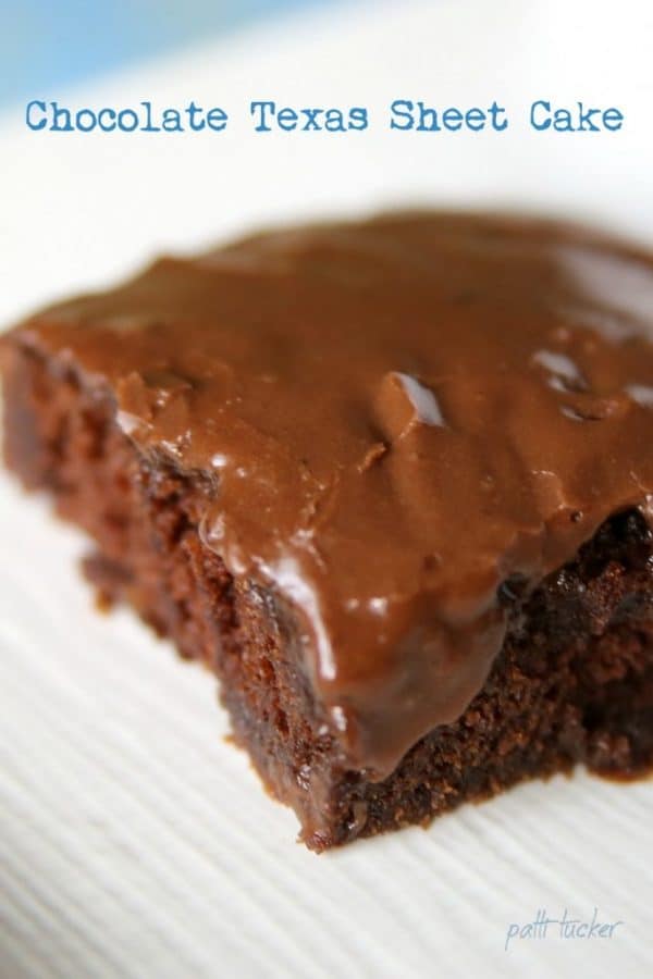 Picture of Texas Chocolate Sheet cake