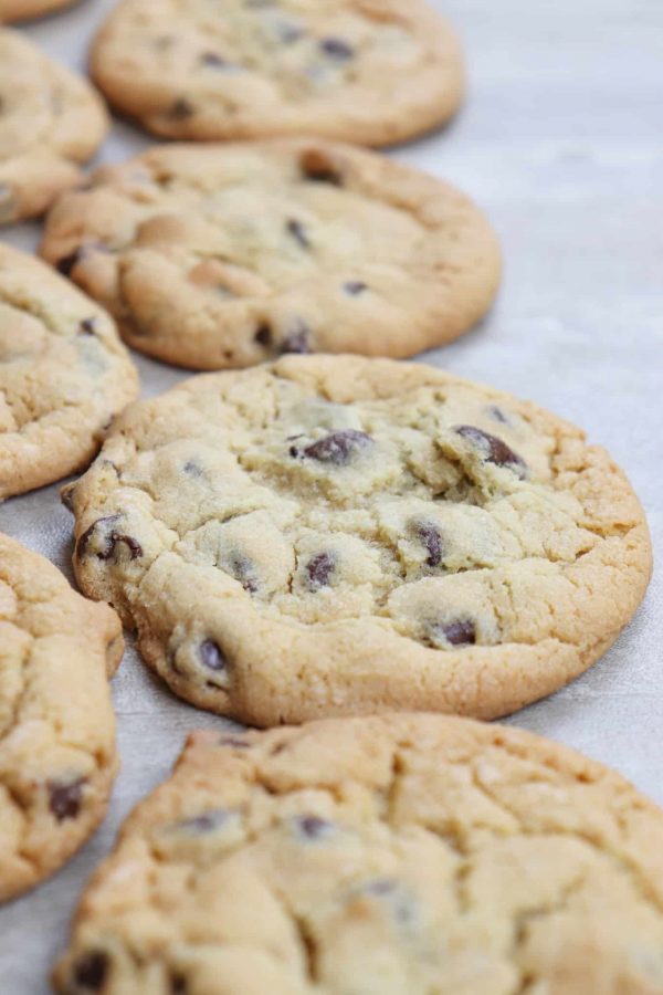 Chocolate chip cookies with pudding are an easy dessert to fix. And once you get a hold of one, they are hard to put down. 