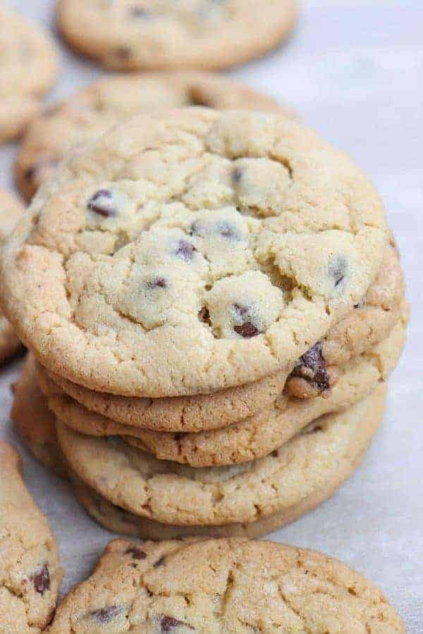 Chocolate chip cookies with vanilla pudding are perfect for baking year round. They make great gifts for teachers and friends at Christmas time. 