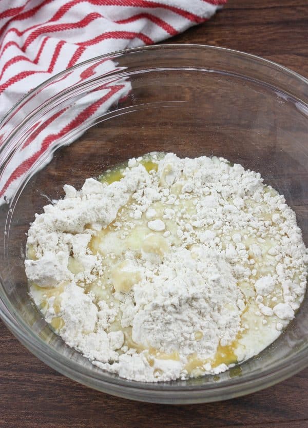 Picture of flour and butter in a bowl