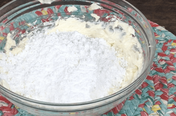 Powdered sugar is a great ingredient to add to cream cheese frosting. The sugar creates a delicious and sweet taste. 