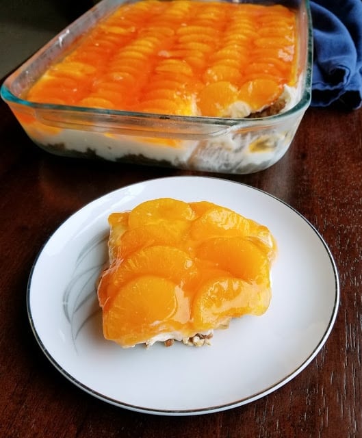 Orange Creamsicle Pretzel Salad from Cooking With Carlee