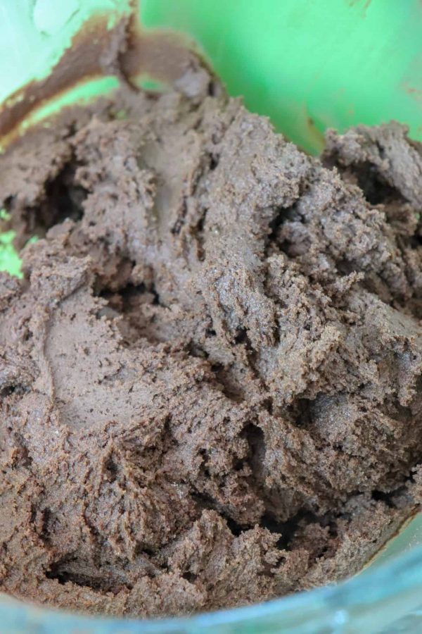 Picture of cookie dough in a bowl.