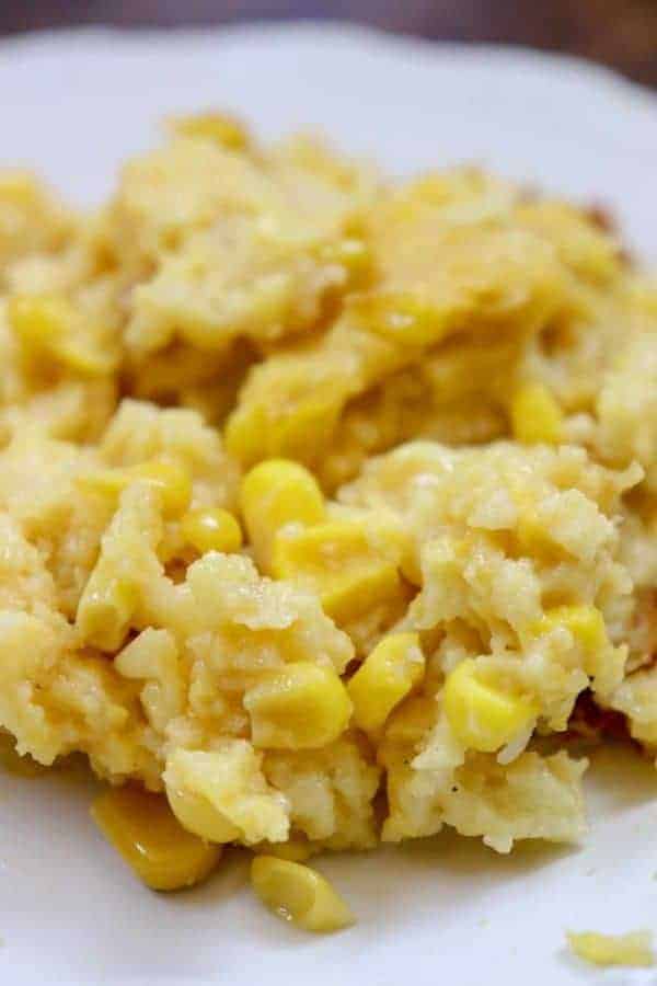 Picture of scalloped corn.