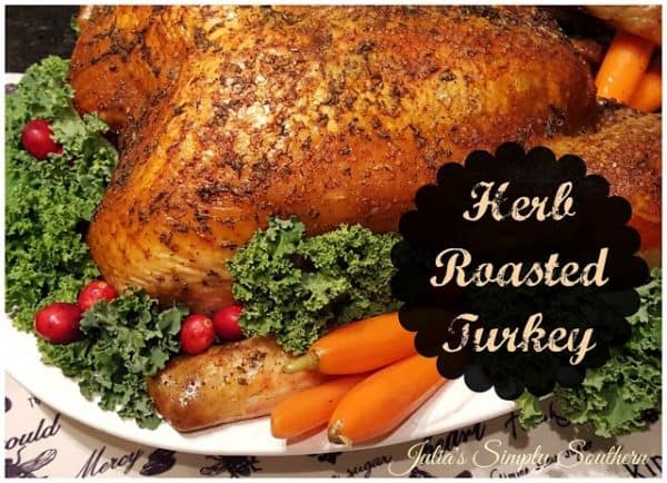 Picture of herb roasted turkey