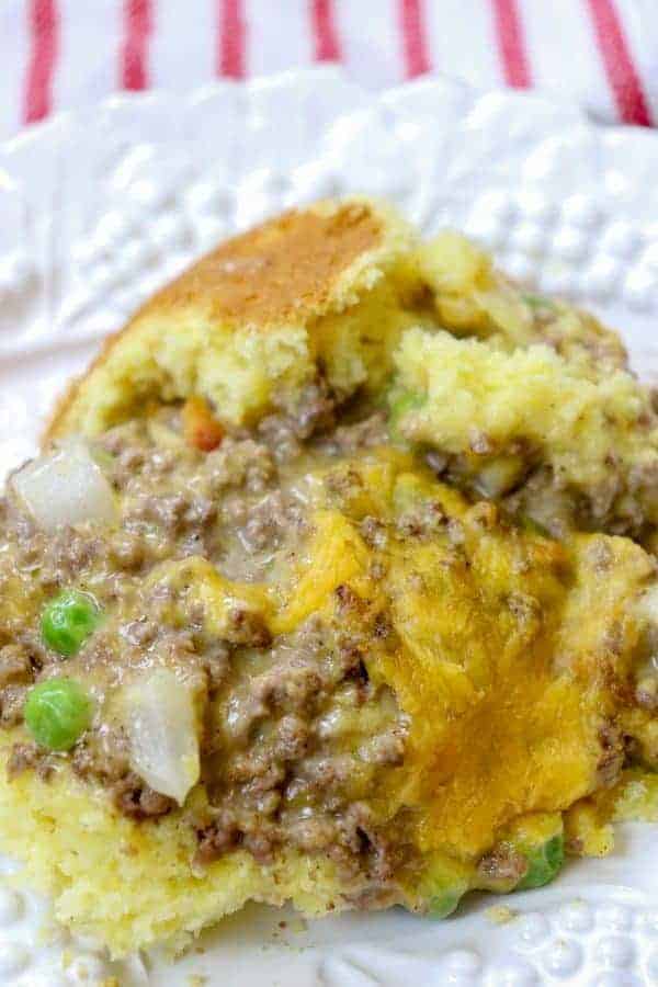 Picture of cheeseburger casserole