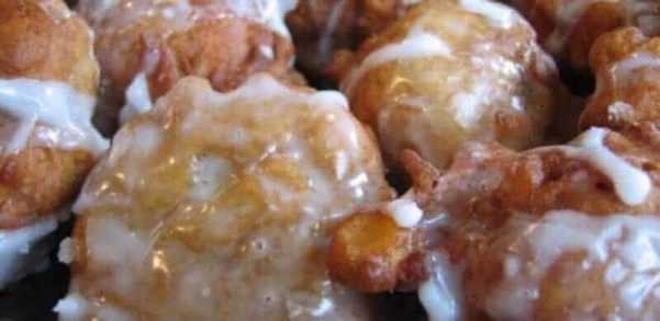 Picture of homemade apple fritters