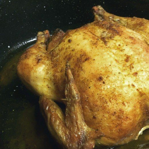 Picture of roasted chicken