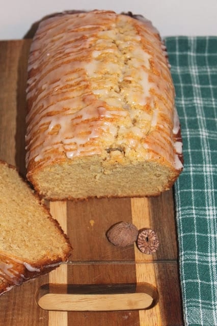 Picture of eggnog loaf cake