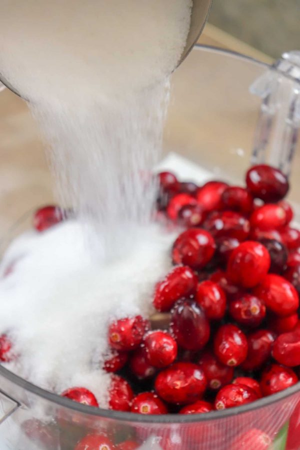 Picture of sugar and cranberries