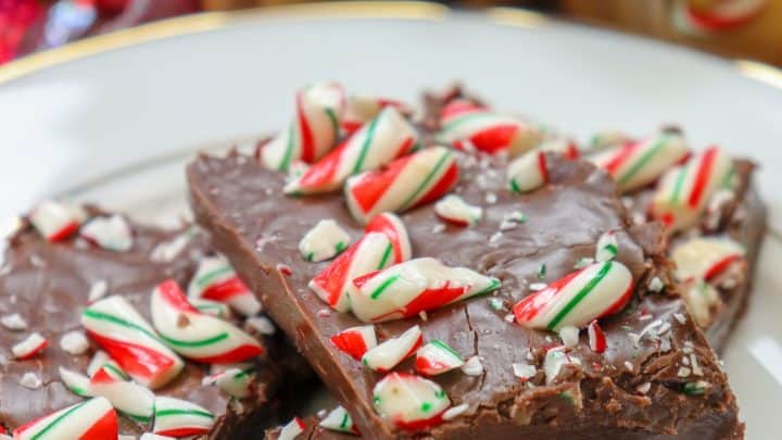 5-Minute Peppermint Fudge