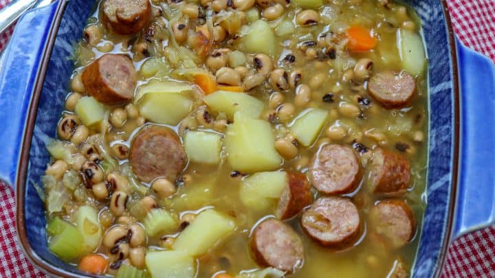 Black-Eyed Pea Soup with Sausage