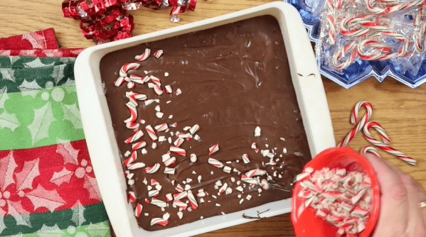 Picture of peppermint fudge