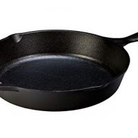 Lodge 10.25 Inch Cast Iron Skillet. Pre-Seasoned Cast Iron Skillet Pan for Stovetop of Oven Use