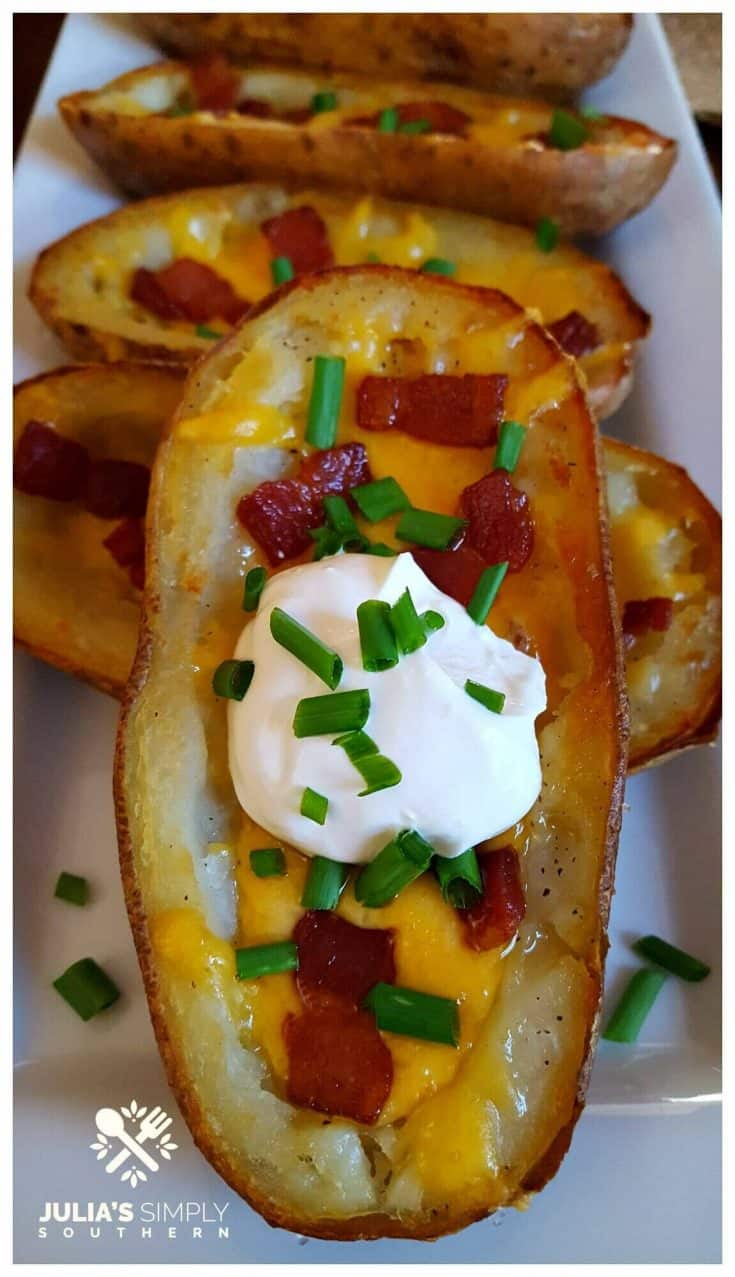 Perfect Potato Skins - Julia's Simply Southern