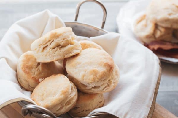 Picture of biscuits in a basket