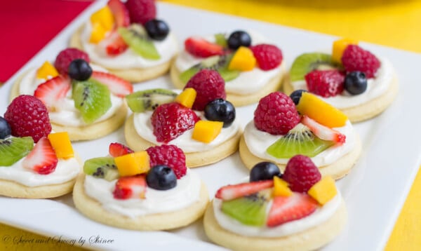 Mini Fruit Pizzas - Sweet & Savory by Shinee