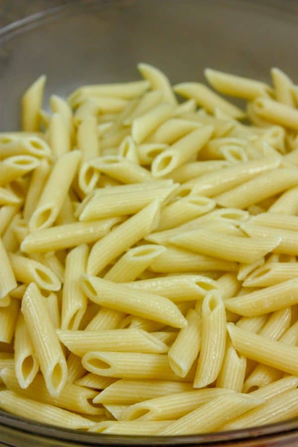 Picture of penne noodles