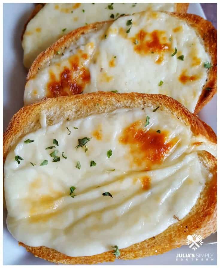 Picture of garlic bread with chesese