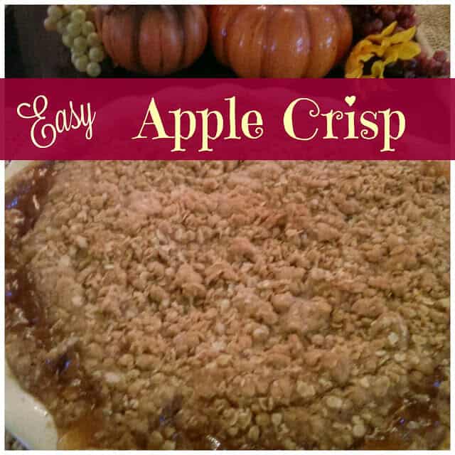 Washington - Easy Apple Crisp - Julia's Simply Southern