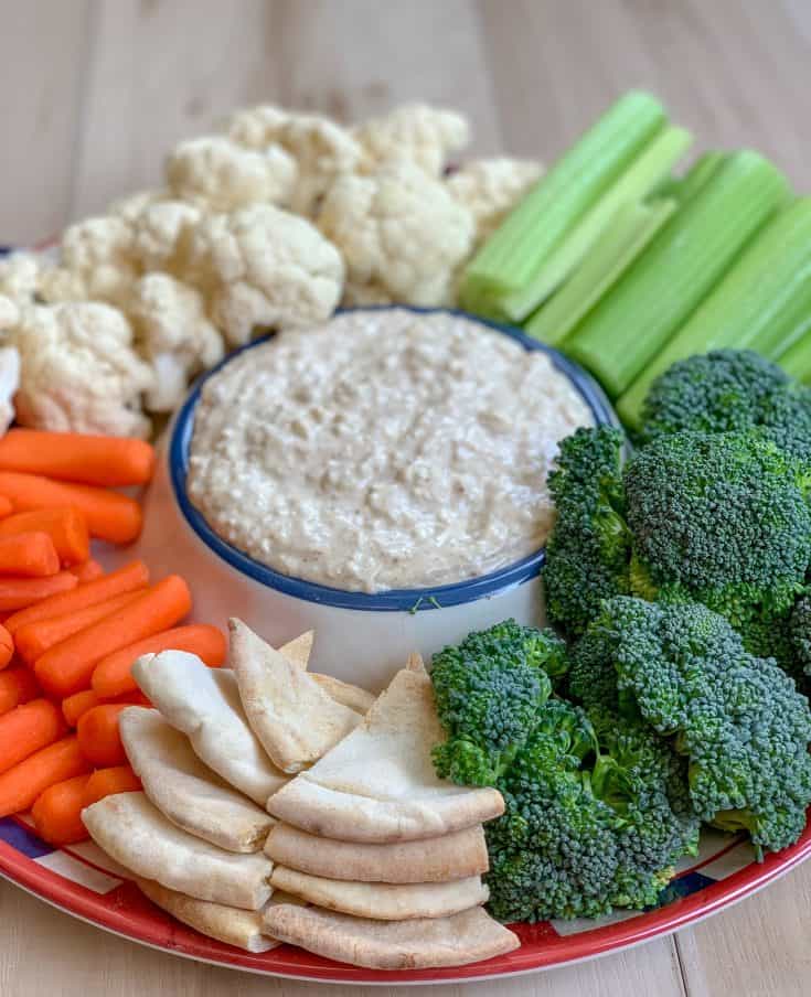 Picture of beef dip with veggies