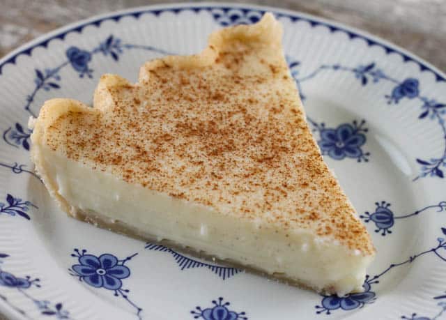 Indiana - Hoosier Sugar Cream Pie - The Farm Wife Cooks