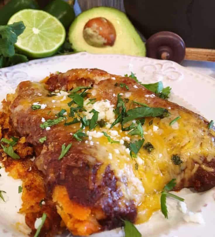 Picture of tamale casserole on a plate