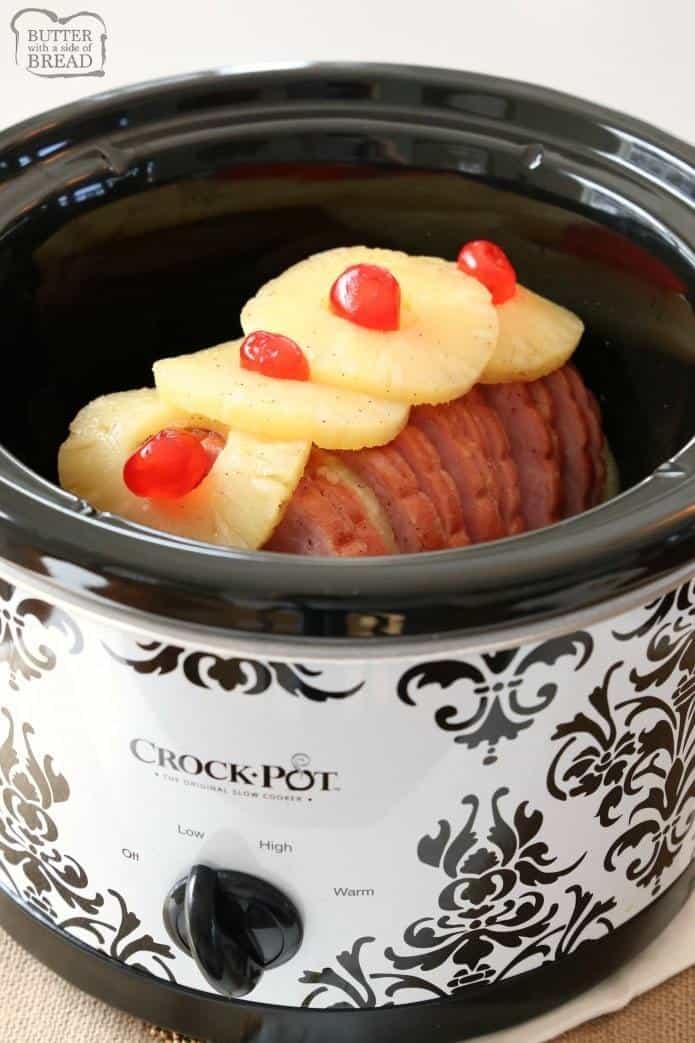 Picture of ham in a Crock Pot