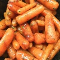 Slow Cooker Glazed Carrots with Brown Sugar