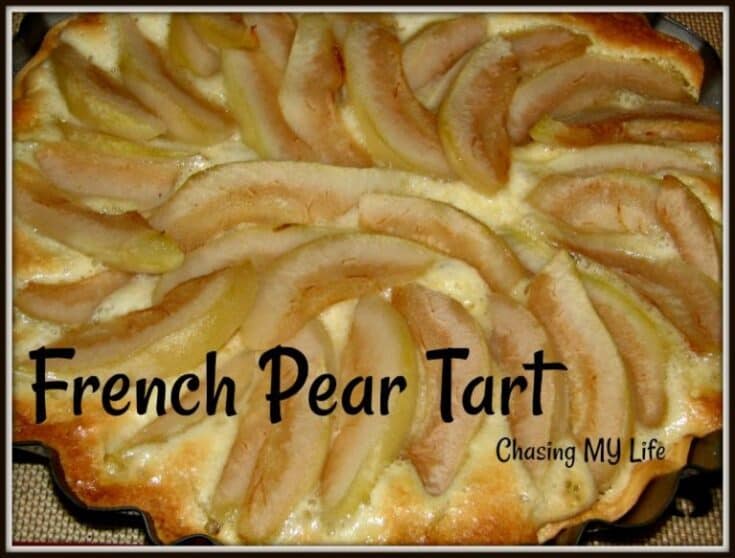 Picture of a pear tart