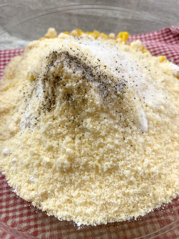 Picture of corn and parmesan