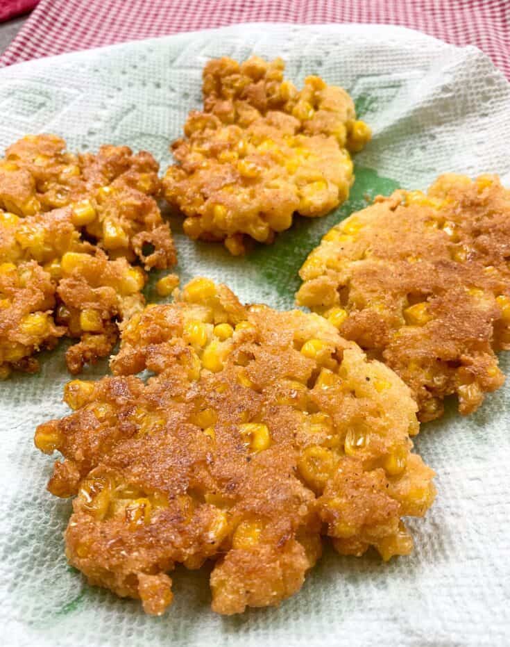 Picture of corn fritters