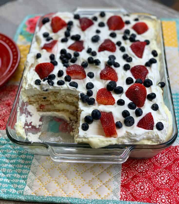 Picture of berry cake