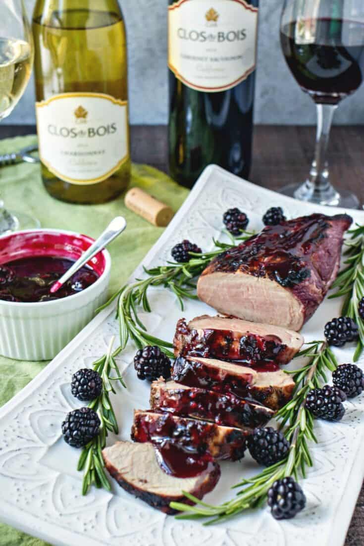 Blackberry & Rosemary Pork Tenderloin (+wine pairing) - CPA 