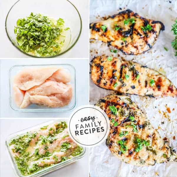 Grilled Cilantro Lime Chicken - Easy Family Recipes