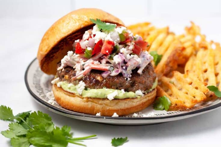 Simple Mexican Burgers 