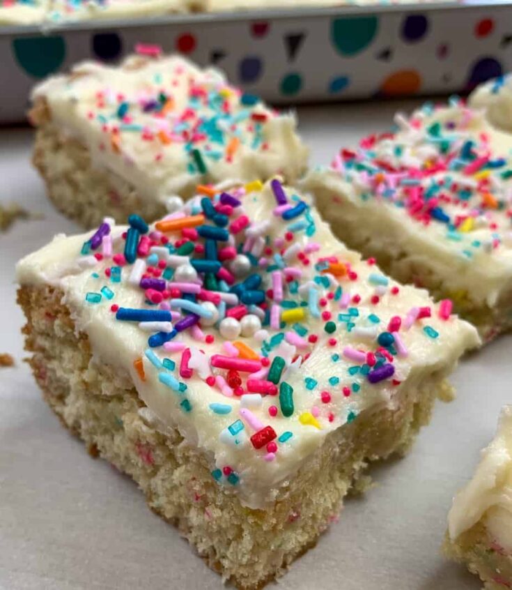 Cookie bars on a counter