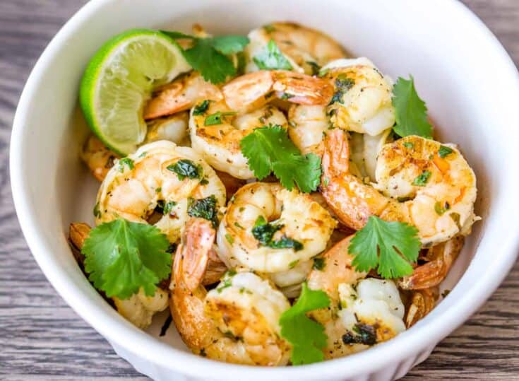 20 Minute Cilantro Lime Shrimp