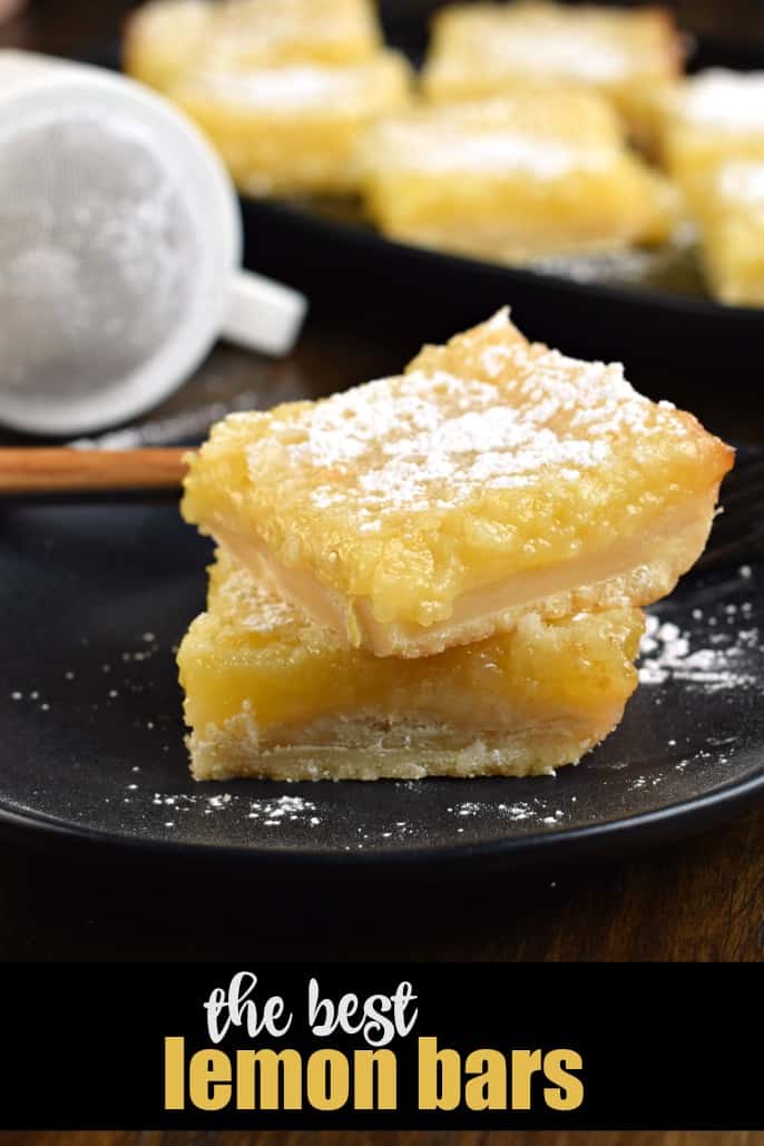 The Best Lemon Bars Recipe with Shortbread Crust - Shugary Sweets